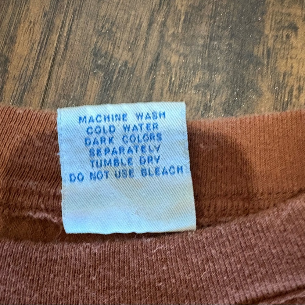 Vintage Color Me Cotton Maxi Dress – Rust Brown – Cotton – Fits Like L - Picture 6 of 11